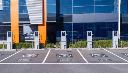 Ev charging commercial building