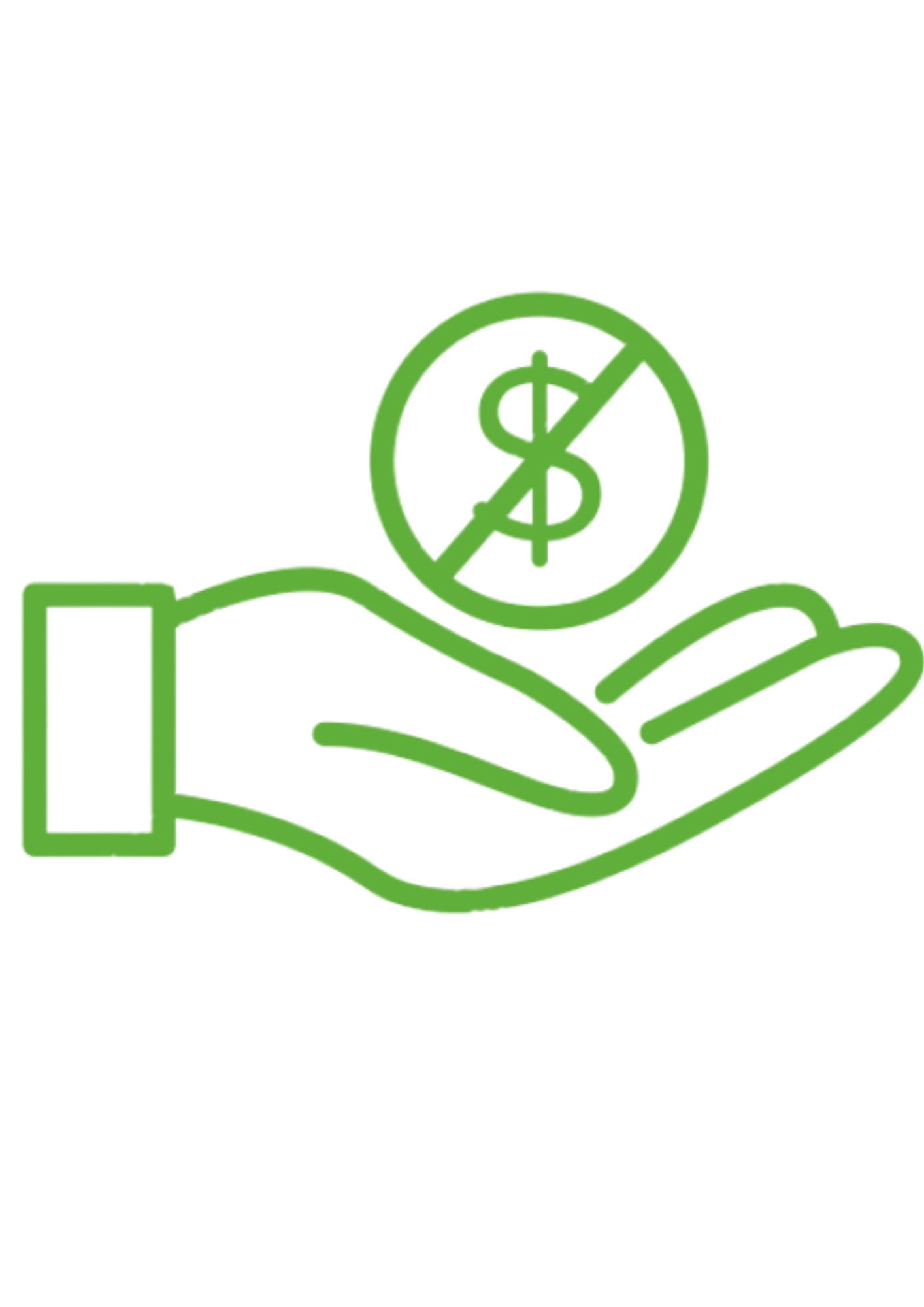No up front investment Icon